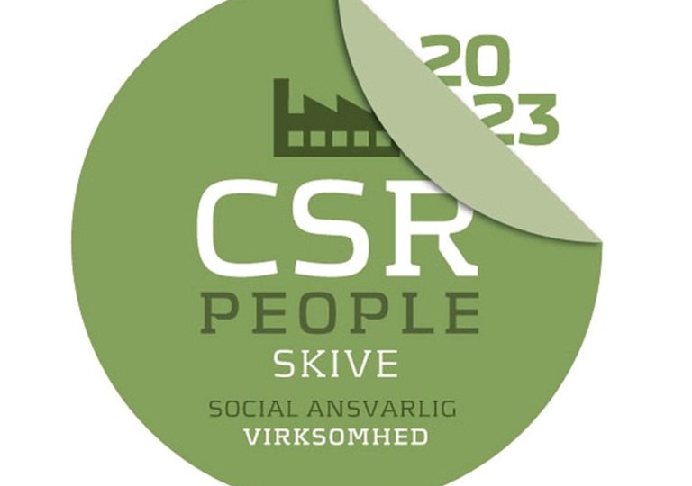 CSR-people mærket gives til virksomheder, der tager et socialt ansvar. FOTO: Skive Kommune
