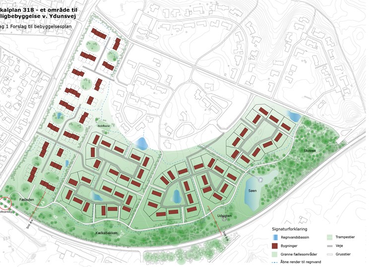 Borgerne selv har været med til at udforme det nuværende skitseforslag til bebyggelsesplan for Ydunsvej. 